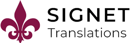 SIGNET Translations Logo